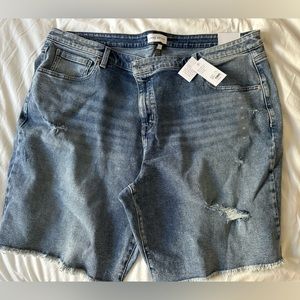 Lane Bryant Boyfriend Bermuda mid-rise Short size 22